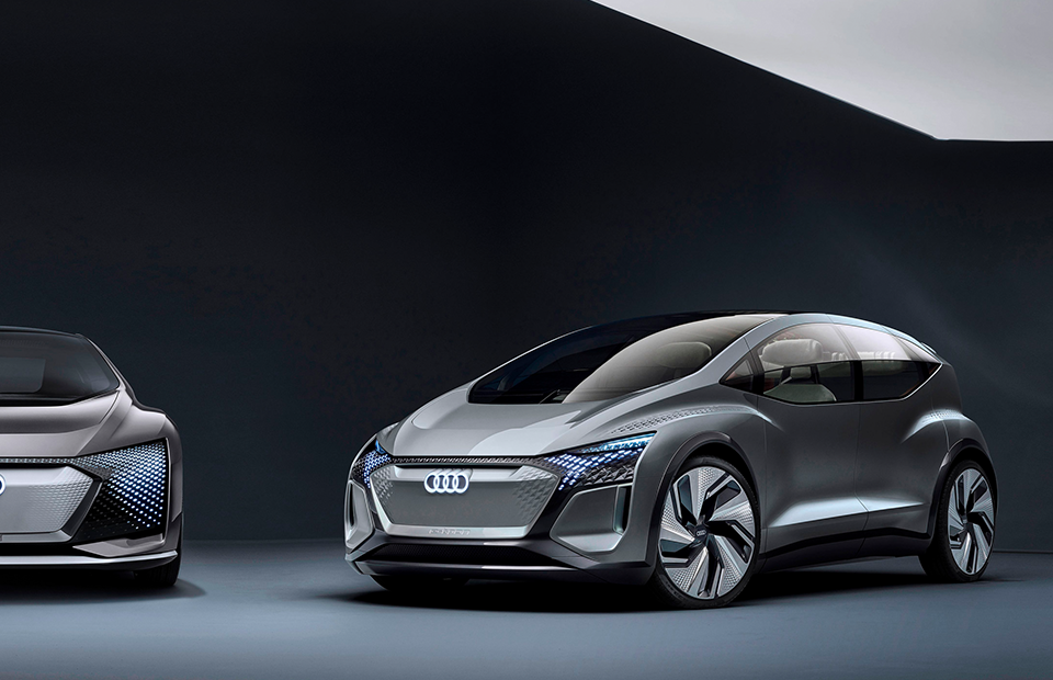 Audi представила электрокар с растениями в салоне