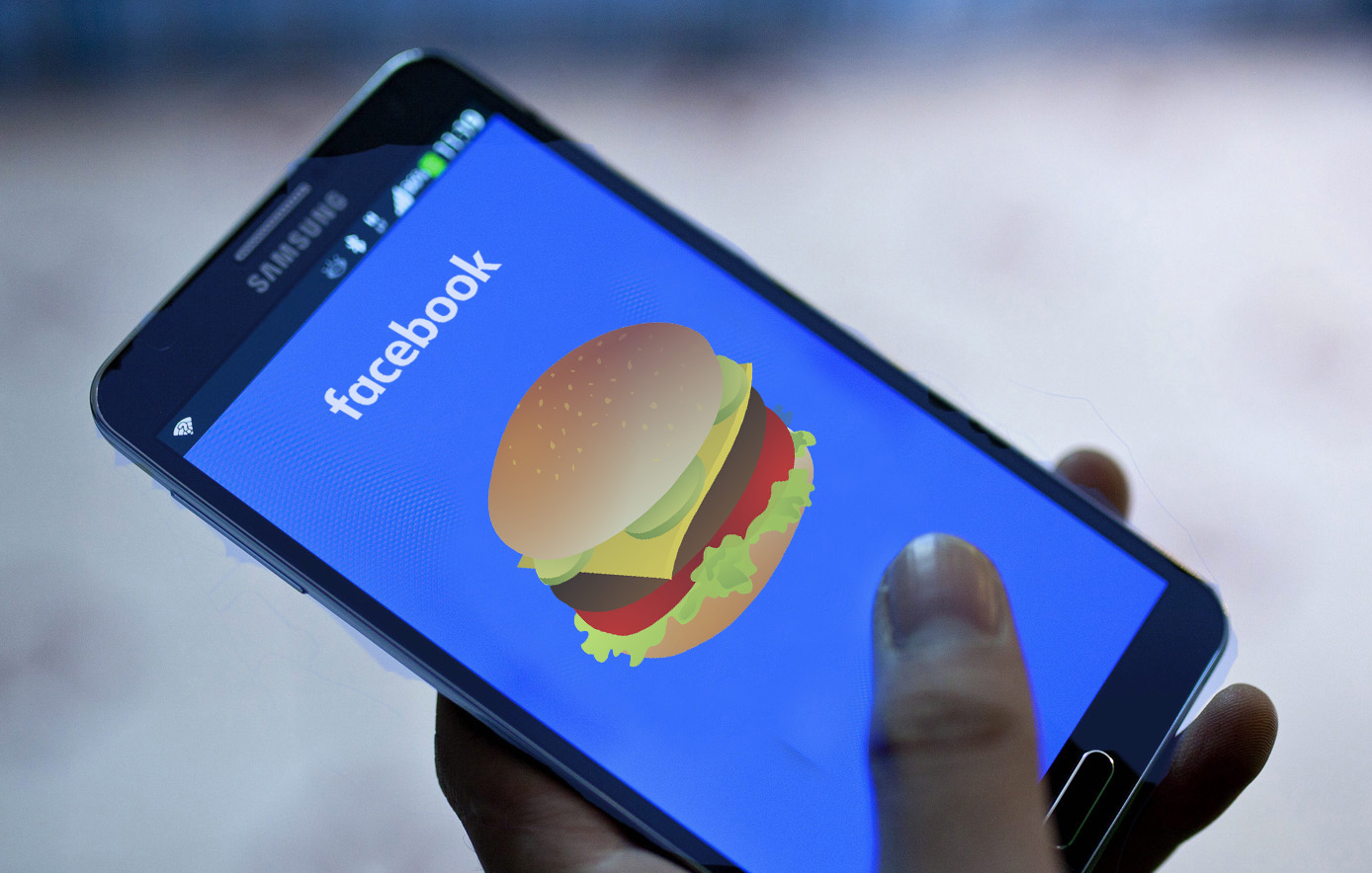 Facebook запустил сервис доставки еды из ресторанов